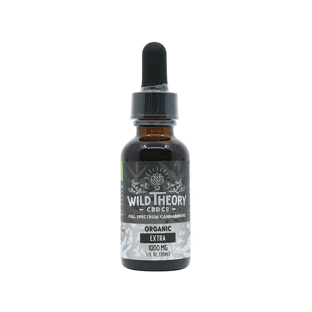 Wild Theory Hemp Extract Oil – 1000mg Extra 1 fluid ounce made with organic hemp