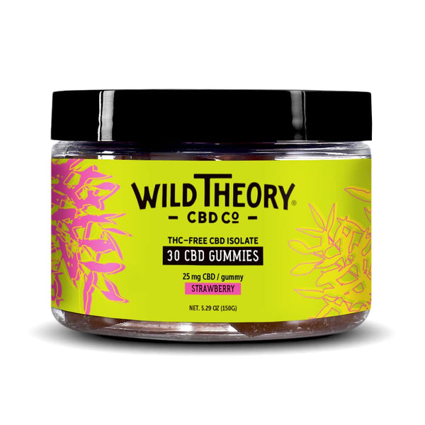 Wild Theory CBD Isolate Gummies 25mg | THC-Free CBD Support - The