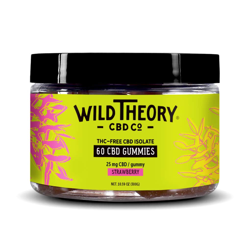 Wild Theory CBD Isolate Gummies 25mg | THC-Free CBD Support - The