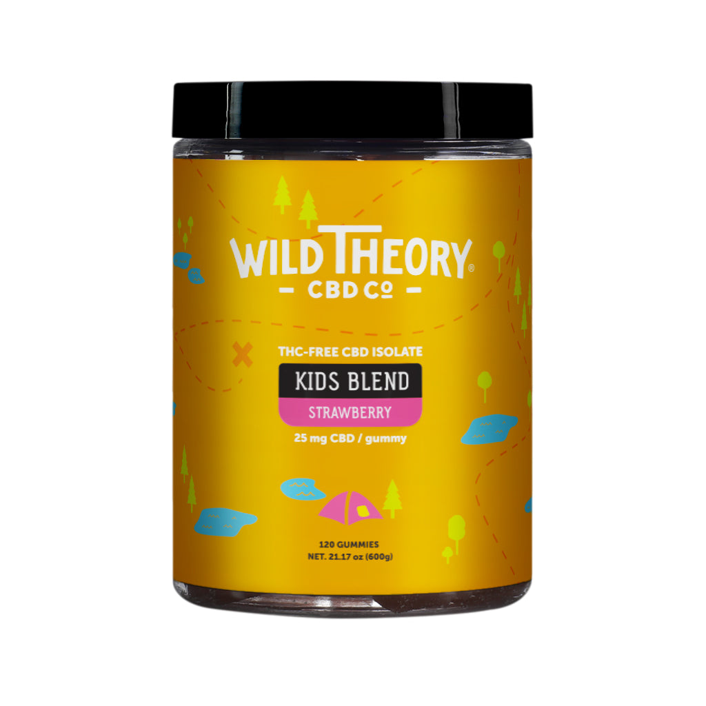 Wild Theory CBD Gummies for Kids 25mg CBD Strawberry