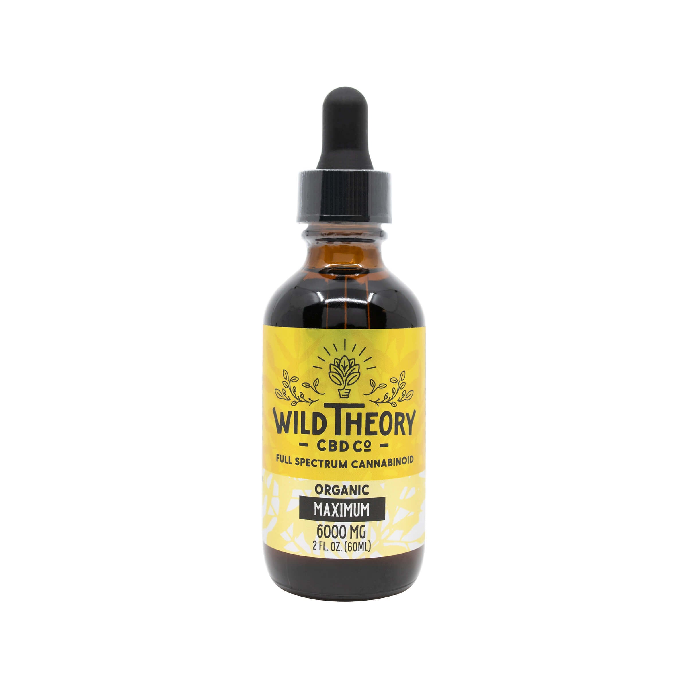 Wild Theory Full Spectrum CBD Oil - 3000mg Maximum | High-Potency