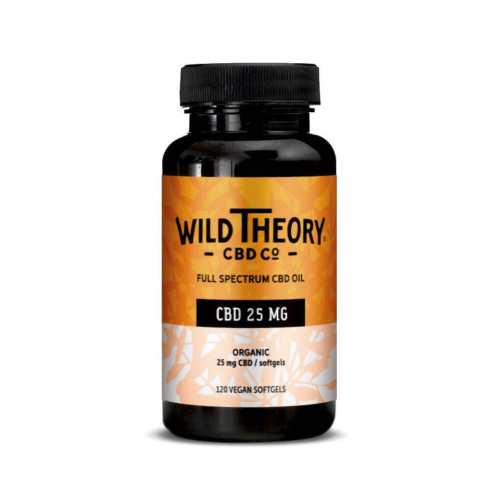 Wild Theory Full Spectrum CBD Softgels 25mg