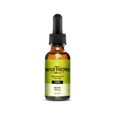 Wild Theory CBD Isolate Oil – 1500mg Extra 1 fluid ounce