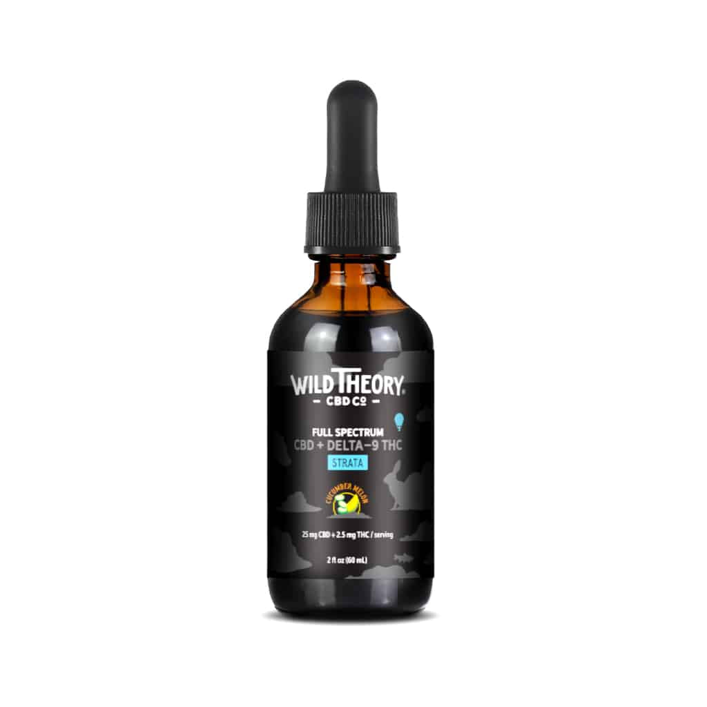 Wild Theory Strata CBD + THC Oil | 25mg CBD + 2.5mg THC - The