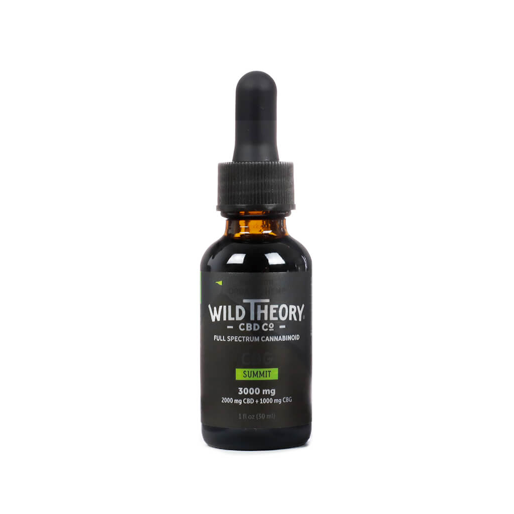 Wild Theory Summit Full Spectrum CBG Oil - 1000mg CBG + 2000mg CBD