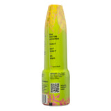 The side panel of Wild Theory CBD Nasal Spray Extra Strength, 0.34 fl oz, listing ingredients and usage warnings. Ingredients include saline, coconut MCTs, CBD isolate from hemp, lecithin, organic flavors, and potassium sorbate. A QR code directs users to the Certificate of Analysis.