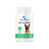 Vital Planet Hip & Joint Chewable Tablets bottle front label for dogs, 60 chewable tablets