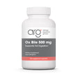 Allergy Research Group Ox Bile 500 mg 100 vegetarian capsules bottle, front label