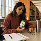 Nature's Way Eyebright Herb capsules bottle on a kitchen counter