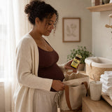 Solgar Prenatal Nutrients Tablets and tablets arranged for a daily prenatal routine
