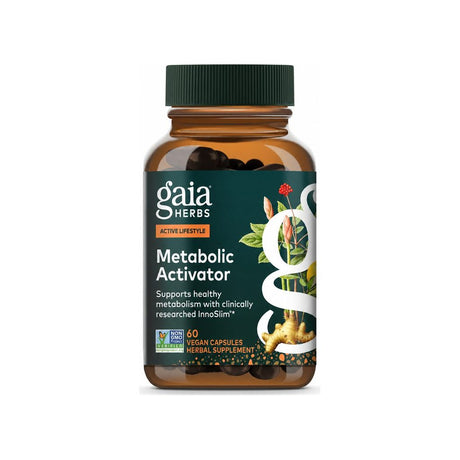 Gaia Herbs Metabolic Activator 60 vegan capsules front bottle
