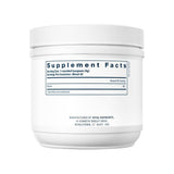 Vital Nutrients Glycine Powder container back with supplement facts panel