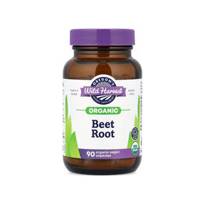 Oregon's Wild Harvest Beet Root Capsules front bottle with organic vegan capsules label