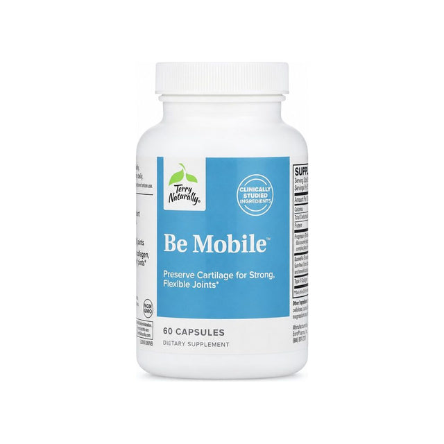 Terry Naturally Be Mobile 60 Capsules front bottle with joint support label