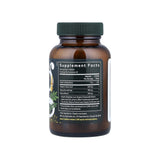Gaia Herbs Natural Laxative Tablets supplement facts panel listing ingredients, dosage, and serving size