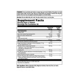 KAL Beyond Red Yeast Rice supplement facts panel listing ingredients, dosage, and serving size