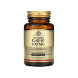 Solgar Megasorb CoQ-10 400 mg 30 softgels amber glass bottle front label