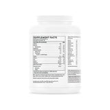 Thorne Research Whey Isolate Chocolate supplement facts panel listing ingredients and serving size