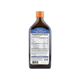 Carlson The Very Finest Fish Oil Orange supplement facts panel with ingredients and serving size