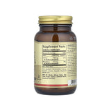 Solgar Biotin 5000 mcg supplement facts panel listing ingredients, dosage, and serving size