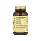Solgar Ashwagandha Root Extract supplement facts panel listing ingredients and serving size