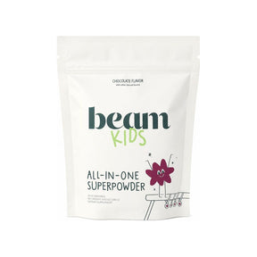 Beam Kids All-In-One Superpowder Chocolate 20-serving tub front packshot