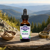 Oregon's Wild Harvest Rhodiola Organic Extract 1 oz right side bottle label