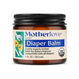 Motherlove Diaper Balm 1 oz jar front label with USDA Organic badge