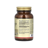 Solgar Grape Seed Extract supplement facts panel listing ingredients, dosage, and serving size