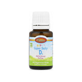 Carlson Baby's Super Daily D3 Drops 400 IU bottle front label, 0.35 fl oz