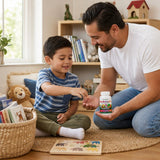 NaturesPlus Animal Parade Children's Chewable Multi bottle with colorful chewable tablets