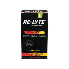 Redmond Re-Lyte Electrolyte Mix Strawberry Lemonade 15 stick pack box front