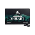 Chuga Pure Himalayan Shilajit Tablets 60-count box with three tablets in front