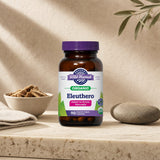 Oregon's Wild Harvest Eleuthero 90 capsules side label with supplement facts