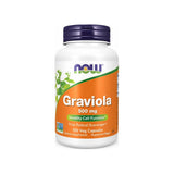 NOW Foods Graviola 500 mg Veg Capsules 100-count bottle front label