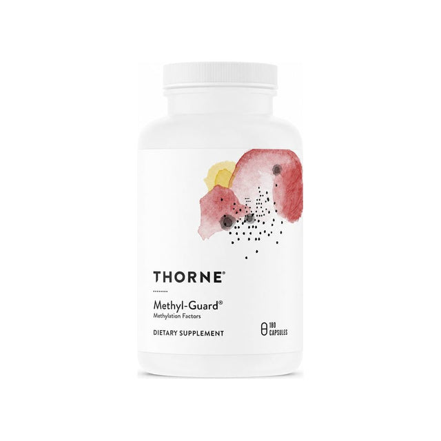 Thorne Research Methyl-Guard 180 Capsules front bottle with white label