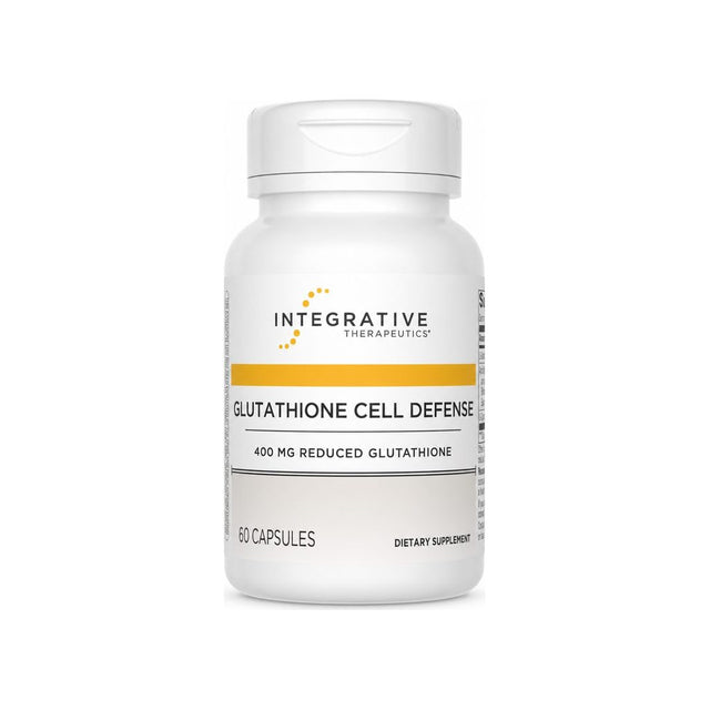 Integrative Therapeutics Glutathione Cell Defense 60 capsules bottle front label