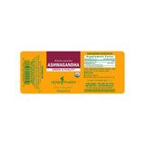 Herb Pharm Ashwagandha 1 oz supplement facts panel listing ingredients, dosage, and serving size