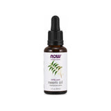 NOW Foods Neem Oil 1 fl oz front bottle with white label and dropper cap