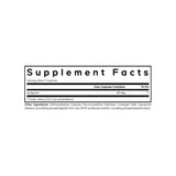 Codeage Liposomal Apigenin Capsules supplement facts panel listing ingredients, dosage, and serving size