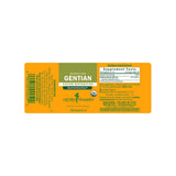 Herb Pharm Gentian supplement facts panel listing ingredients, dosage, and serving size