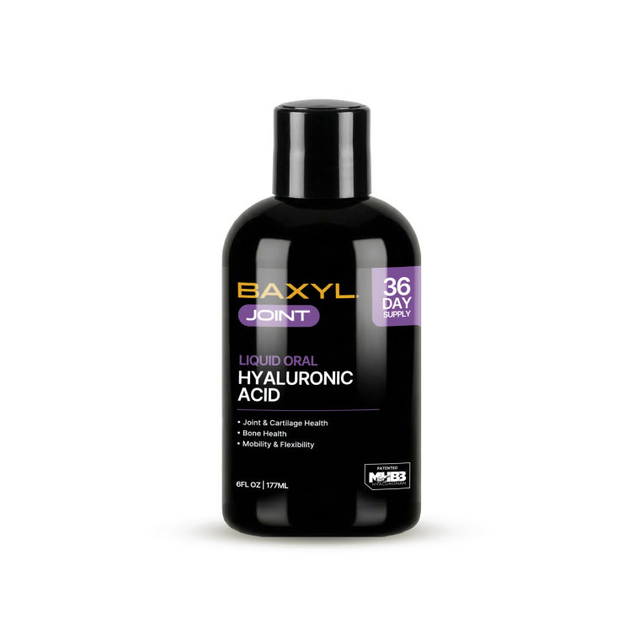 Cogent Solutions Group Baxyl Hyaluronan Liquid — Joint Support bottle, current packaging