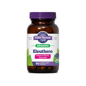 Oregon's Wild Harvest Eleuthero 90 capsules front bottle label
