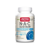 Jarrow Formulas N-A-C Sustain 600 mg 60-tablet bottle front label