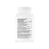 Thorne Research Metabolic Health supplement facts panel listing ingredients, dosage, and serving size