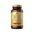 Solgar Biotin 1000 mcg 250 vegetable capsules bottle front label