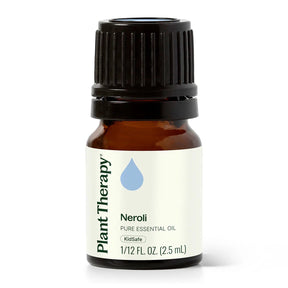 Plant Therapy Neroli Essential Oil 2.5 mL bottle with white and orange label