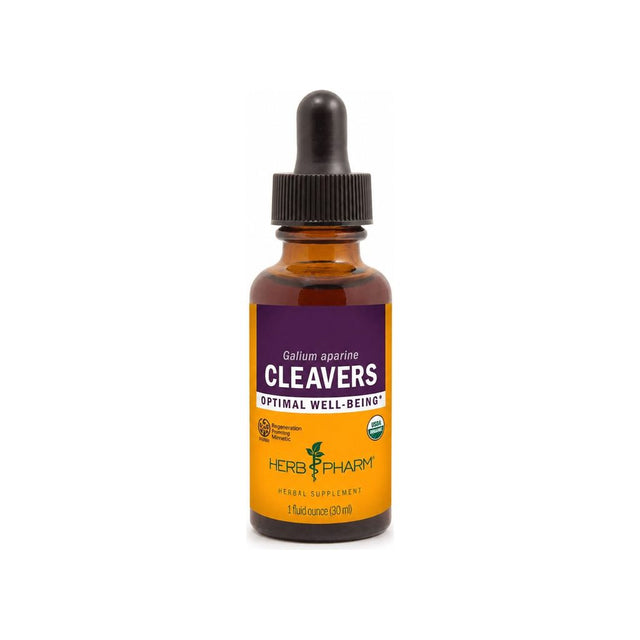 Herb Pharm Cleavers 1 fl oz liquid herbal extract front bottle