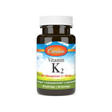 Carlson Vitamin K2 MK-7 180 mcg Softgels 90-count bottle front label