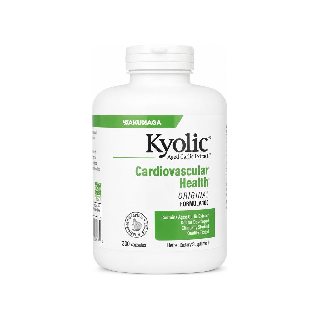 Kyolic Formula 100 300 capsules front bottle label